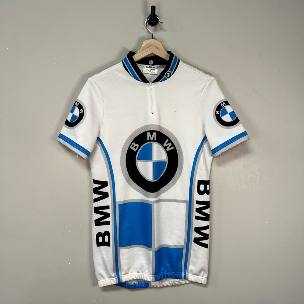 Vtg BMW Cycling Jersey